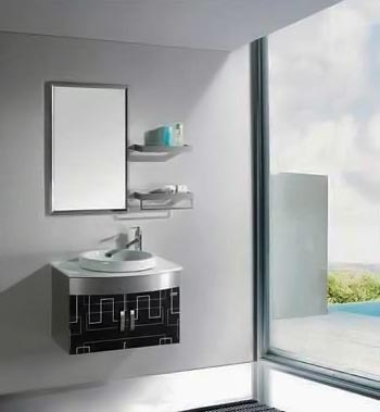 Bộ tủ chậu inox 304 Bross S-1214