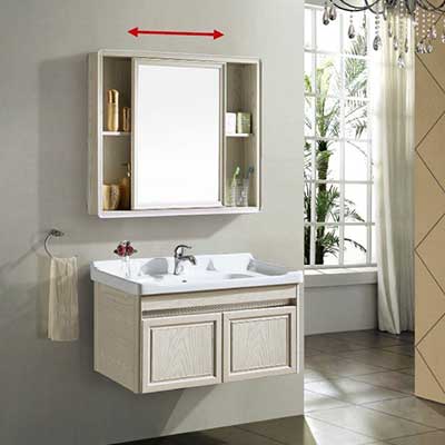 Bộ tủ chậu nhôm Korea Dada H-014A - Image 6