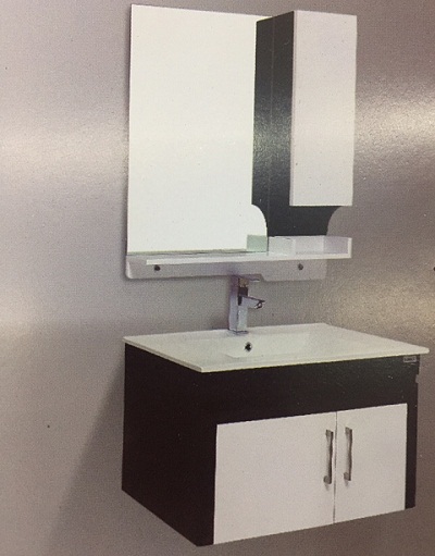 Bộ tủ chậu nhựa PVC Bross 2048 (800x460 mm) - Image 4