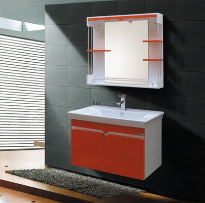 Bộ tủ chậu nhựa PVC Bross 785 (800x450mm)