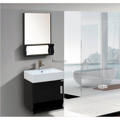 Bộ tủ chậu PVC Bross BRS-618 (870x600mm) - Image 6