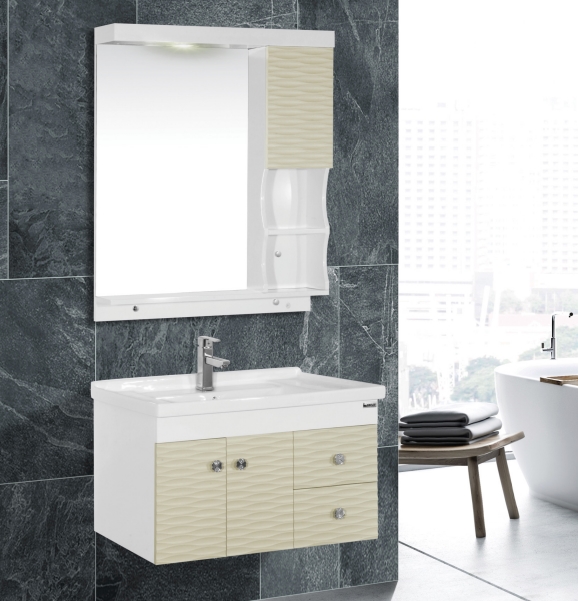 Bộ tủ chậu PVC cao cấp BROSS BR 803 (810x480mm)