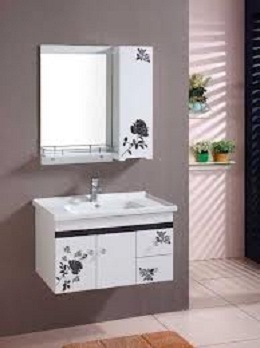 Bộ tủ chậu PVC cao cấp Bross BRS-2081 (600x460mm) - Image 4