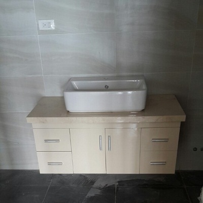 Bộ tủ chậu PVC cao cấp theo yêu cầu HM71 (800x500mm) - Image 3