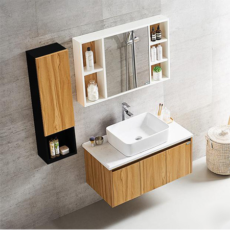 Bộ tủ chậu PVC may đo theo kích thước 37 - Image 6