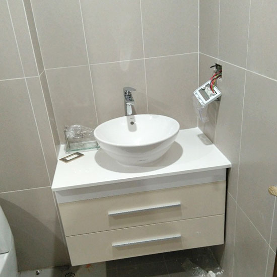 Bộ tủ chậu PVC may đo theo kích thước HM40 - Image 4