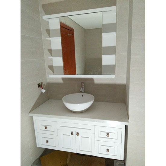 Bộ tủ chậu PVC may đo theo kích thước HM58 - Image 3