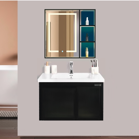 Bộ tủ chậu QB Cabinet QG600-QK6-QL900VT (60x46x30cm) - Image 4