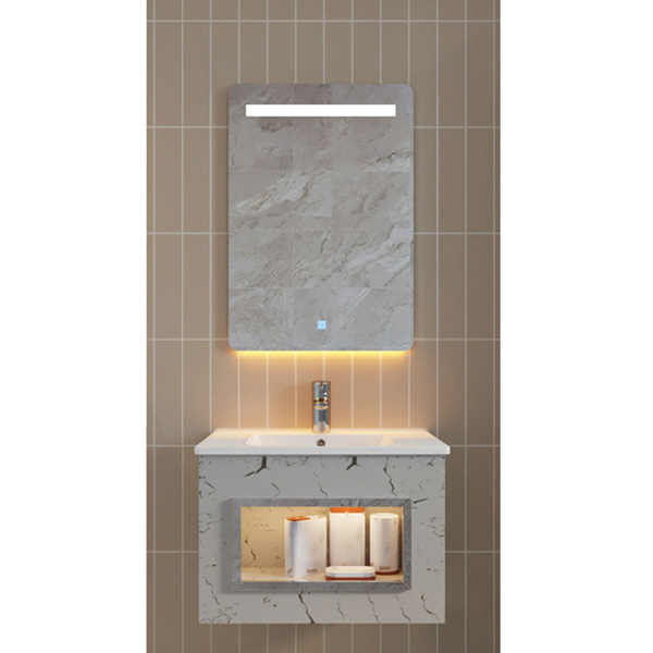 Bộ tủ chậu QB Cabinet QG613-QK6-QL928VT (60x46x43cm)