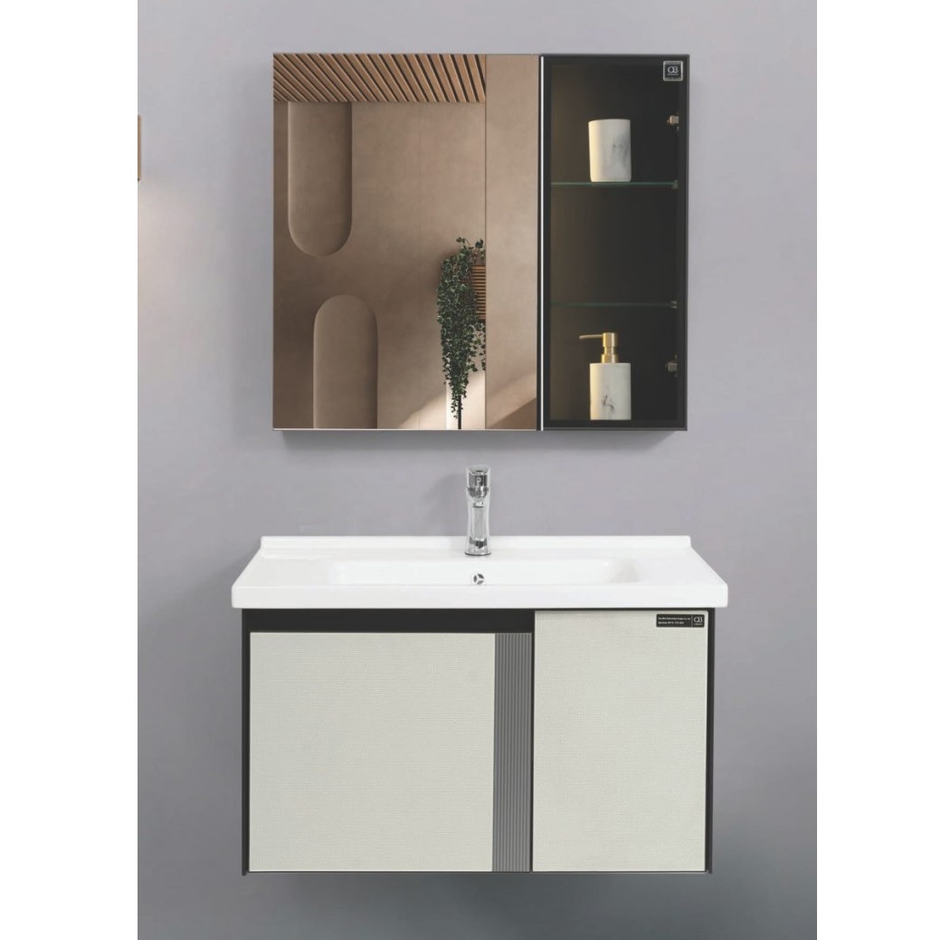 Bộ tủ chậu QB Cabinet QG8002-QC280HT-QL931VT (81x50x52cm) - Image 6
