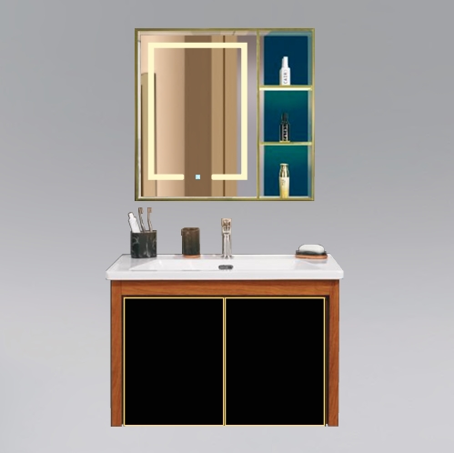 Bộ tủ chậu QB Cabinet QG806-QH8-QL907VT (81.5x47x47cm) - Image 5