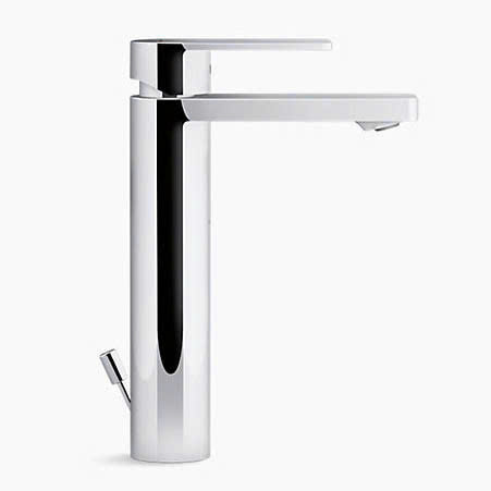 Bộ vòi chậu lavabo Kohler âm tường màu vàng hồng K-77980T-4-RGD - Image 3