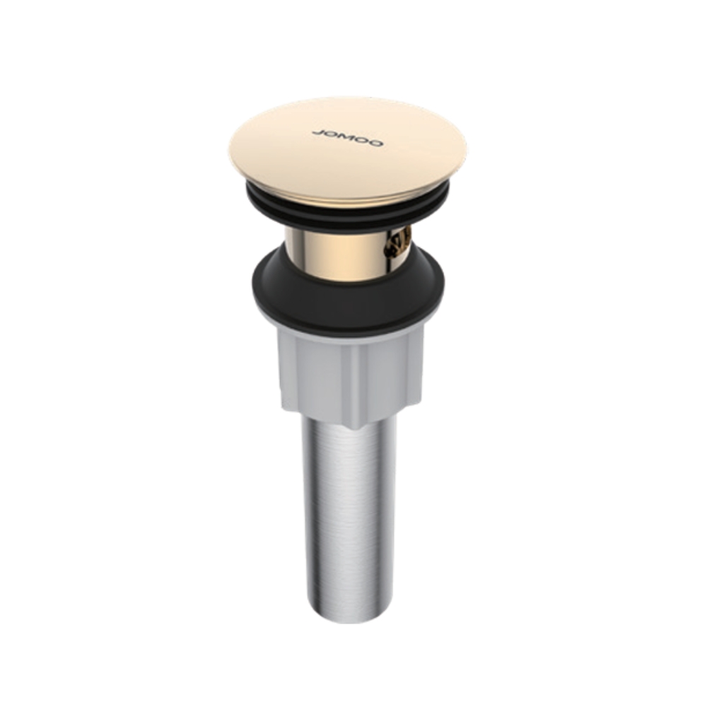 Bộ xả chậu lavabo có xả tràn màu vàng bóng JOMOO 91084-CB-1