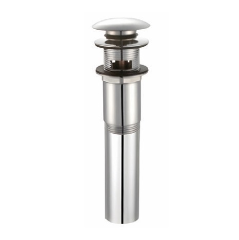 Bộ xả chậu lavabo có xả tràn màu xám JOMOO 91084-DBC-1 - Image 3
