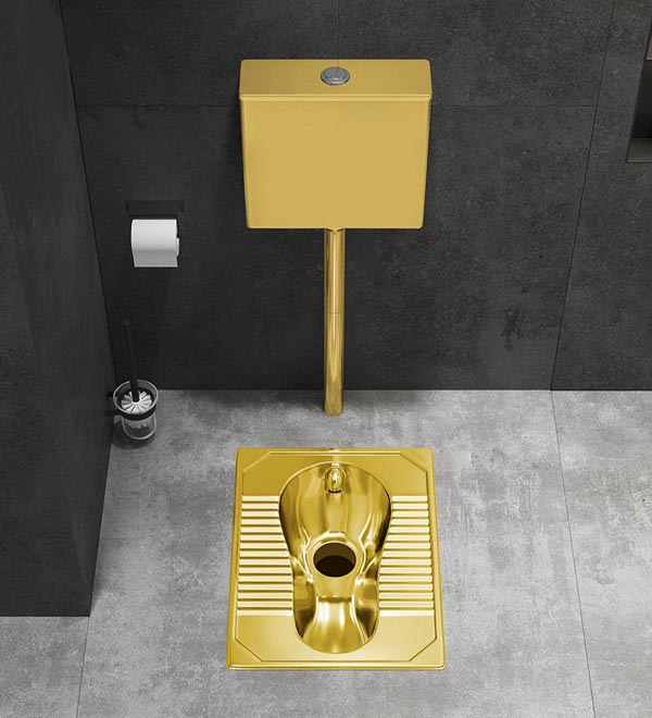 Bộ xổm két nước âm tường xả tự động dùng cho xí xổm Squat Toilets Miken MK-8120-E - Image 4