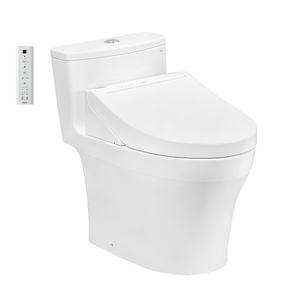 Bồn cầu 1 khối kèm nắp điện tử Toto MS855DW18 - Image 3