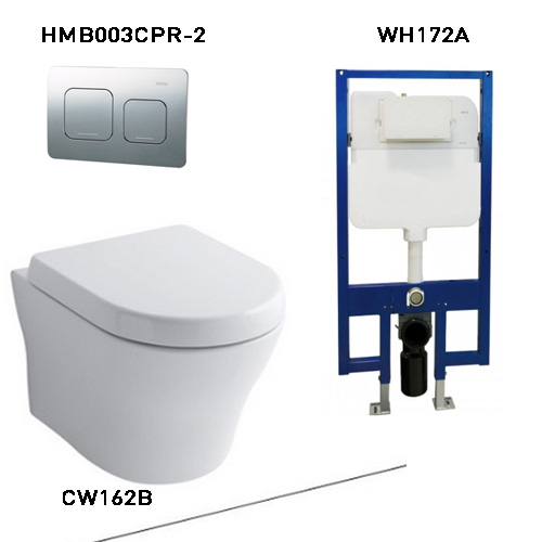 Bồn cầu 1 khối kèm nắp đóng êm TOTO MS188VKT3 - Image 5