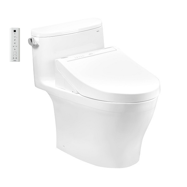 Bồn cầu 1 khối kèm nắp rửa điện tử TOTO CW823REAW12 - Image 6