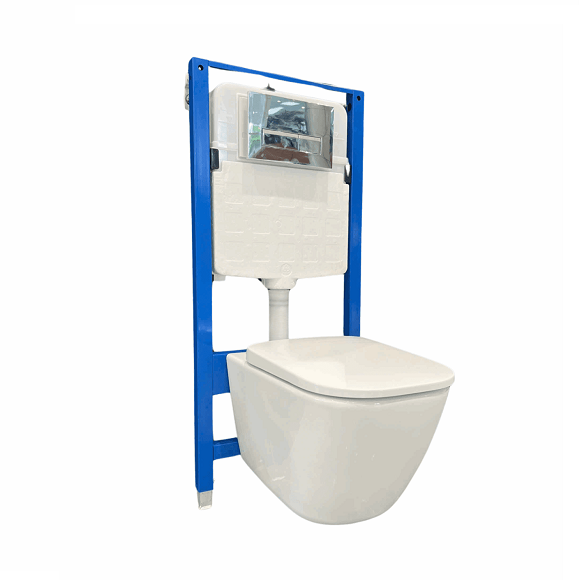 Bồn cầu 1 khối Nano Titan Viglacera C109 (Dài 71cm) - Image 3