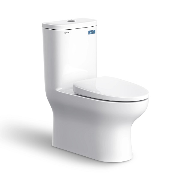 Bồn cầu 1 khối Nano Titan Viglacera V812 (Dài 69cm) - Image 5