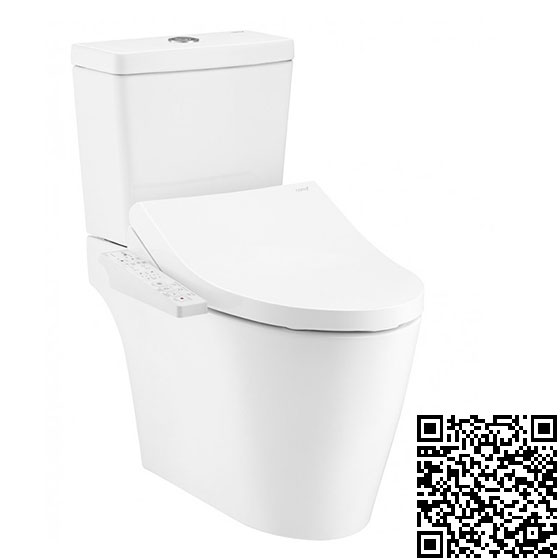 Bồn cầu 1 khối nắp rửa điện tử Cotto C103347(CV4) - Image 5