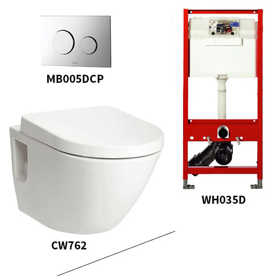 Bồn cầu 1 khối TOTO MS857DT8 nắp êm TC600VS - Image 5