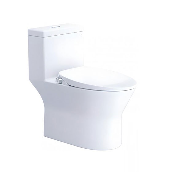 Bồn cầu 2 khối Caesar CD1331 (2 nhấn -Nắp đóng êm) - Image 4