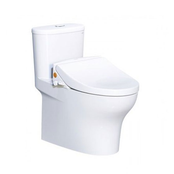 Bồn cầu 2 khối Caesar CD1341 (2 nhấn - Nắp êm) - Image 4