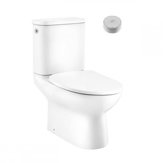 Bồn cầu 2 khối dành cho người khuyết tật Cotto SC6652 nắp trắng - Image 6