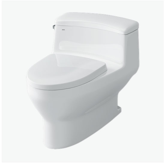 Bồn cầu 2 khối Inax C-306A+CW-S15VN/BW1 (Nắp thông minh) - Image 3
