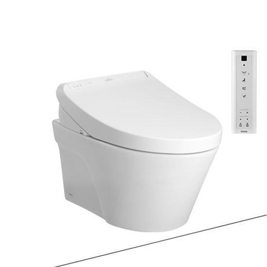 Bồn cầu 2 khối kèm nắp rửa điện tử TOTO CS986GW6 - Image 6