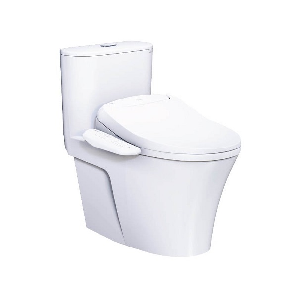 Bồn cầu 2 khối kết hợp nắp điện tử Caesar CD1320-TAF610H - Image 4