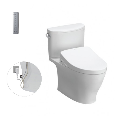 Bồn cầu 2 khối kết hợp nắp rửa điện tử TOTO CS838CDW15 - Image 6