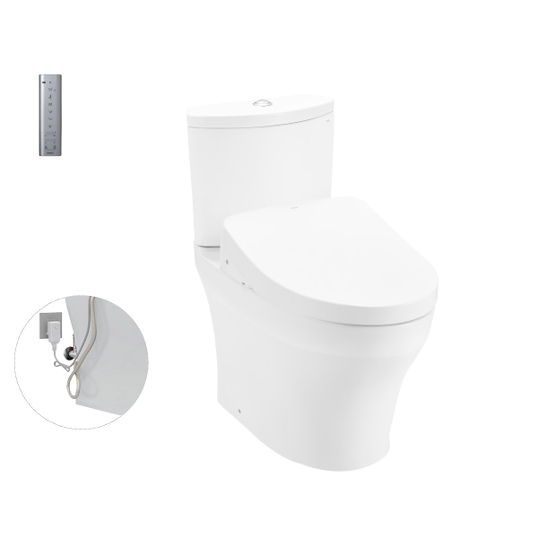 Bồn cầu 2 khối kết hợp nắp rửa điện tử TOTO CS986CGW15 - Image 6