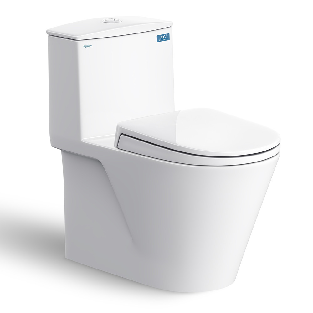 Bồn cầu 2 khối Nano Titan Viglacera VI77 nắp êm - Image 6