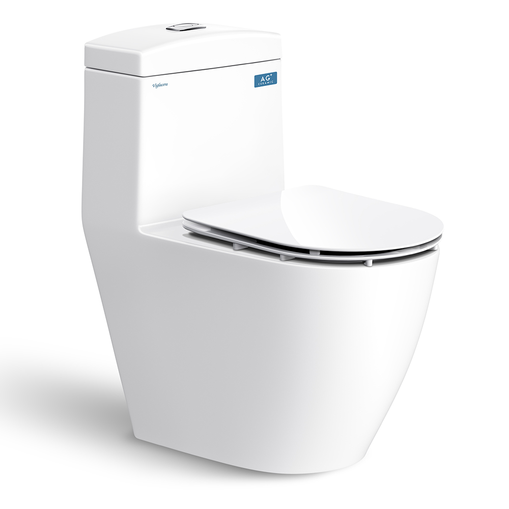 Bồn cầu 2 khối Nano Titan Viglacera VI88 nắp êm - Image 5
