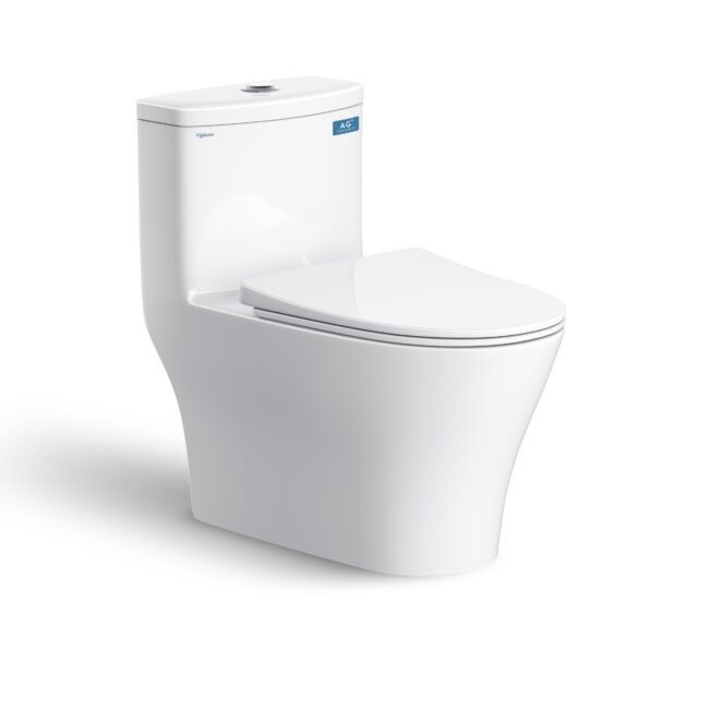 Bồn cầu 2 khối Nano Titan Viglacera VT18M nắp thường - Image 3