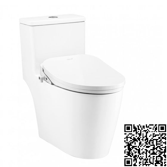 Bồn cầu 2 khối nắp rửa điện tử Cotto C12417(CV8) - Image 6