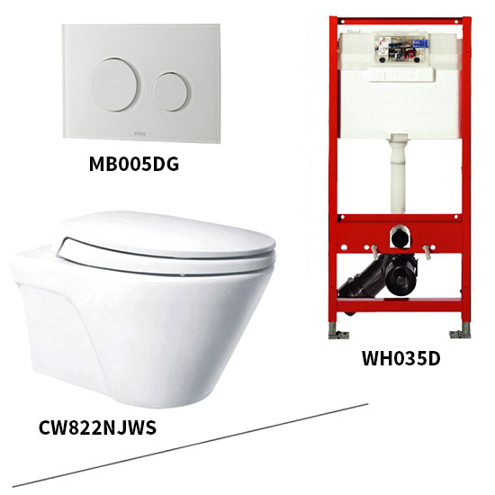 Bồn cầu 2 khối Toto CS838DT8 - Image 3