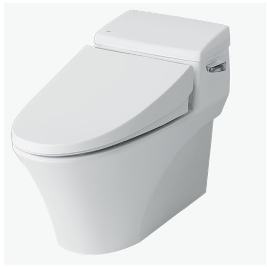 Bồn cầu 2 khối xả cảm ứng nắp rửa cơ Inax ACT-832-CW-S15VN - Image 4