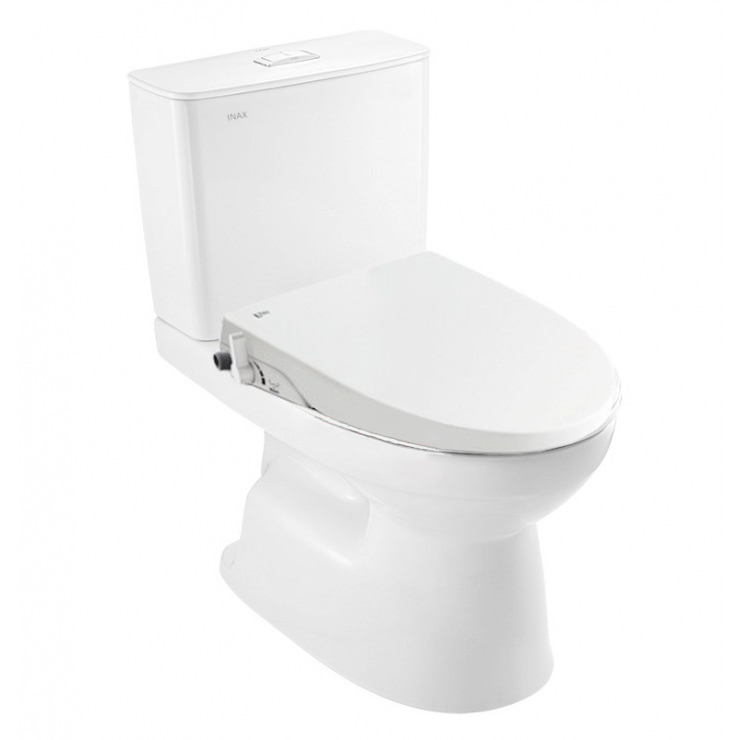 Bồn cầu 2 khối xả cảm ứng nắp rửa cơ Inax ACT-832-CW-S15VN - Image 5