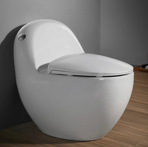 Bồn cầu âm tường đặt sàn màu đen Miken MK-B2376B - Image 4