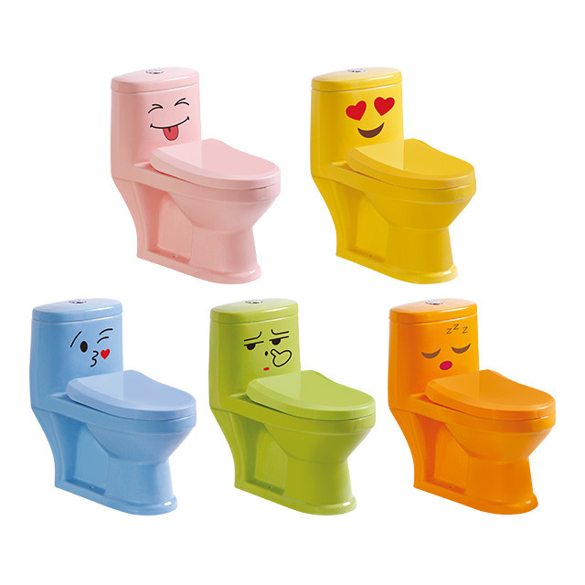 Bồn cầu dành cho trẻ mẫu giáo các màu Miken MKB-2011 (Vàng, Cam, Xanh lá, Xanh lam, Hồng, Trắng...)