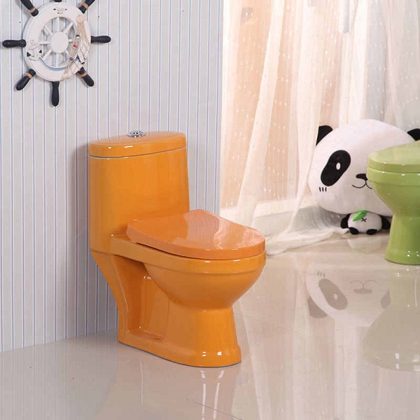 Bồn cầu dành cho trẻ mẫu giáo màu Hồng Miken MKB-102P - Image 4