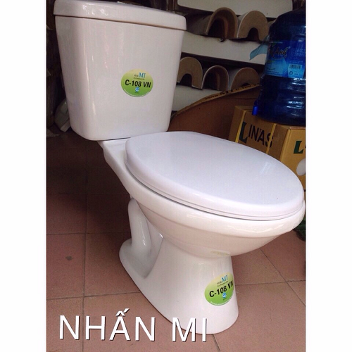 Bồn cầu giá rẻ 2 nhấn C504VN (S03 - Nắp êm) - Image 5