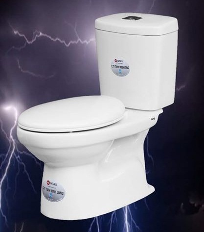 Bồn cầu giá rẻ 2 nhấn C504VN (S03 - Nắp thường) - Image 5