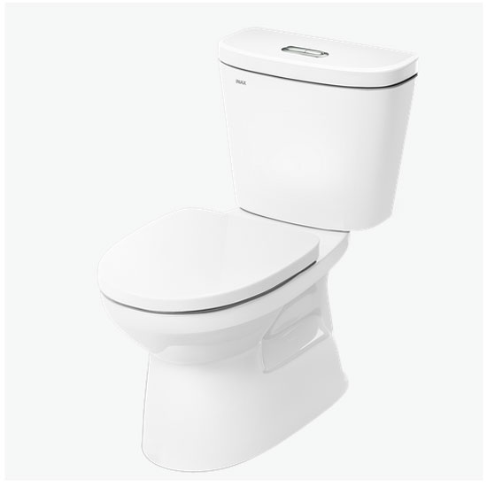 Bồn cầu hai khối Inax C-306VA (Nắp thường)
