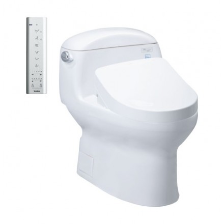 Bồn cầu hai khối kèm nắp rửa điện tử TOTO CS300DW16Y1 - Image 4