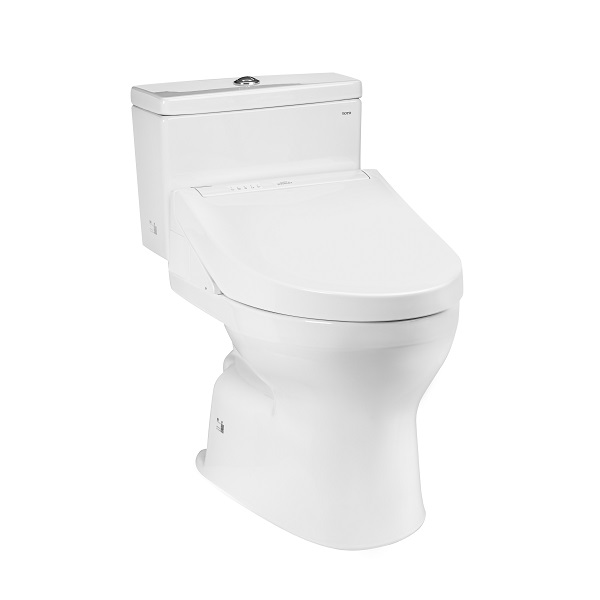 Bồn cầu hai khối kèm nắp rửa điện tử TOTO CS302DW18 - Image 4