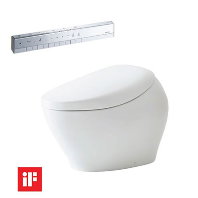 Bồn cầu hai khối kèm nắp rửa điện tử TOTO CS320DRW16 - Image 3